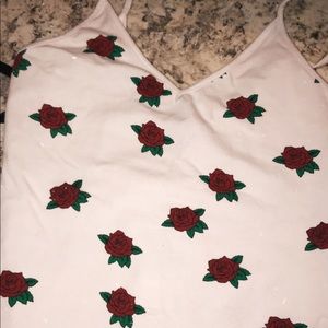Forever 21 Rose Bodysuit